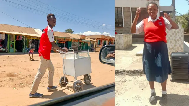 Elijah and Peace - Painting for an Education