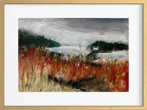 Gelise McCullough Braises d&rsquo;Automne Pastel &agrave; l'huile 20x30cm